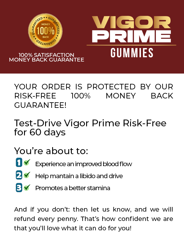 VigorPrime 60-Day Satisfaction Guarantee